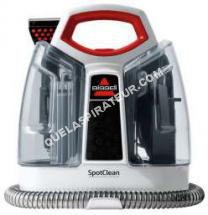 aspirateur Bissell SpotClean 3698N - Nettoyeur moquette - traineau -  sac - blanc/rouge