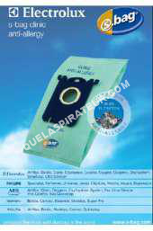 aspirateur ELECTROLUX s-Bag E206B Clinic Anti-Allergy - kit de sacs