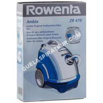 aspirateur ROWENTA Boite De 6 Sacs + 1 Microfibre Ambia Aspirateur  Ro220pa