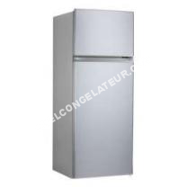 congélateur OCEANIC OCEAF2D207S - Réfrigérateur congélateur haut - 207 L (166 + 41 L) - Froid statique - L 55 x H 143 cm - Silver