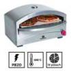 Four Générique Four a pizza gaz - cuisson sur pierre réfractaire 400°C- 4,8 kW - 250°C en 5 mn - structure inox - allumage piezo