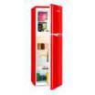 Frigo KLARSTEIN Monroe Xl Red Combiné Réfrigérateur 97 Litres  Congélateur 39 Litres  Classe Énergétique A+  Look Rétro Rouge