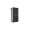 Frigo Schneider Scwfd408BS  Refrigerateur multiportes  418 L 274 + 144 L  Froid no frost  A++  L 78,5   181,5 cm  Black steel