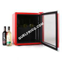 frigo Générique Coollocker  Miniréfrigérateur   petite cave  vin pour 15 bouteilles (classe  8d portière transparente)  rouge  Classe