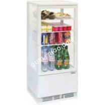 frigo Générique Mini Vitrine Réfrigérée Professionnelle  100% Acier Inox  78 Litres  160w  230v    Neuve