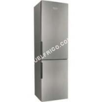 frigo HOTPOINT-ARISTON riston Réfrigérateur Combiné  LH8 FF1I   Classe  rgent vif