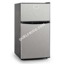 frigo KLARSTEIN Big Daddy Cool Réfrigérateur 80L incluant compartiment congélateur de 26L acier noir  Classe A+
