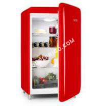 frigo KLARSTEIN PopartBar Réfrigérateur 16 Litres Sur  Niveaux  Température Régable  Classe Énergétique A+  Design Rétro Rouge