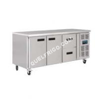 frigo Polar Table réfrigérée  portes  tiroirs (417ltr)