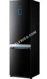 frigo SAMSUNG RL55VTEBG  réfrigérateur/congélateur  pose libre  verre noir