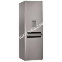 frigo WHIRLPOOL BLF 8121 OX AQUA  Réfrigérateur/congélateur  pose libre  largeur  59.5 cm  profondeur  66.5 cm  hauteur  188.5 cm  335 litres  congélateur bas  classe A+  inox optique
