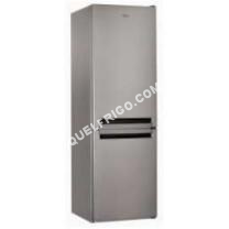 frigo WHIRLPOOL Réfrigérateur  BSNF 8122 OX  Réfrigérateur/congélateur  pose libre  largeur  59.5 cm  profondeur  66.3 cm  hauteur  188.8 cm  319 li