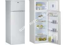 frigo WHIRLPOOL Réfrigérateur Combiné  WTE2511A+W  Classe A+ Blanc