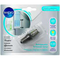 frigo WPRO LRF200  Ampoule LED 70 Lumens pour réfrigérateur et congélateur