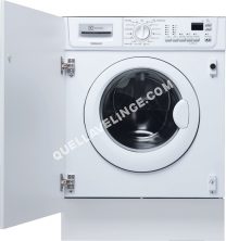 lave-linge ELECTROLUX EWX12410W  Machine à laver séchante  intégrable  Niche  largeur : 60 cm  profondeur : 56 cm  hauteur : 82 cm  chargement frontal  46 litres   kg  1200 tours/min  blanc