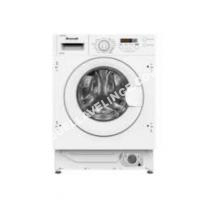 lave-linge BRANDT BWF800I machine  laver  chargement frontal  intégrable  blanc