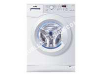 lave-linge HAIER HW0147  Machine à laver  pose libre  largeur : . cm  profondeur : 6 cm  hauteur : 8 cm  chargement frontal  6 litres   kg  1400 tours/min  blanc