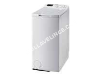 lave-linge INDESIT ITW D 1052 W (EU)  Machine à laver  indépendant  largeur : 40 cm  profondeur : 0 cm  hauteur : 90 cm  chargement par le dessus  42 litres   kg  1000 tours/min  blanc