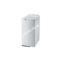 lave-linge INDESIT ITW W A 102 (FR)  Machine à laver  indépendant  largeur : 40 cm  profondeur : 60 cm  hauteur : 90 cm  chargement par le dessus  42 litres   kg  1000 tours/min  blanc