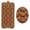 Cuisinière Non communiqué TEMPSA Moule de Chocolat en Silicone Forme de Oeuf de Pâques