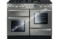 cuisinière FALCON Piano de cuisson gaz  ARLESTON 110 Mixte INOX  Hotte grande largeur  110 INOX