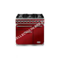 cuisinière FALCON PKR 900 Deluxe Dual Fuel  cuisinière  pose libre  Rouge cerise