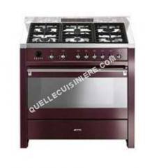 cuisinière SMEG Piano de cuisson gaz Cs 19 Rw