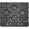 Table de cuisson CONTINENTAL EDISON CECTG4GFVB  Table de cuisson au gaz  4 plaques de cuisson  largeur : 60 cm  profondeur : 51 cm  noir   cadre  noir