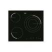 Table de cuisson FAURE FEV64FBA  Vitrocéramique   plaques de cuisson  Niche  largeur  56 cm  profondeur  49 cm  noir  avec bord droit