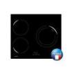 Table de cuisson OCEANIC OCEATI3Z1B  Table de cuisson à induction  3 plaques de cuisson  largeur   cm  profondeur   cm  noir  noir