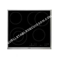 table de cuisson AEG HK634060B vitrocéramique  60 cm  vitrocéramique  avec garnitures en acier inoxydable