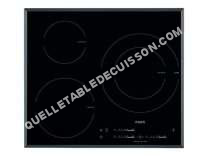 table de cuisson AEG HK652H2FB  Table de cuisson à induction   plaques de cuisson  Niche  largeur  56 cm  profondeur  49 cm  avec côtés biseautés  noir