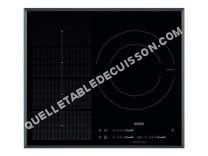 table de cuisson AEG HKP6510FB  Table de cuisson à induction   plaques de cuisson  Niche  largeur  56 cm  profondeur  49 cm  avec cadre biseauté  noir
