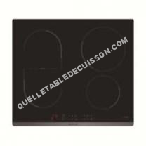 table de cuisson BRANDT CPI6400B  Table de cuisson induction  4 zones  3600 W  L 58 x P51 cm   Revêtement verre  Noir
