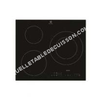 table de cuisson ELECTROLUX EHH6332IOK  Table de cuisson  induction  3 plaques de cuisson  Niche  largeur  56 cm  profondeur   cm  noir