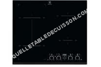 table de cuisson ELECTROLUX EHSI675P  Table de cuisson à induction   plaques de cuisson  Niche  largeur  56 cm  profondeur   cm  noir  avec avant biseauté