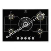 table de cuisson ELECTROLUX EGT7355NOK table de cuisson au gaz  70 cm  noir  vitrocéramique