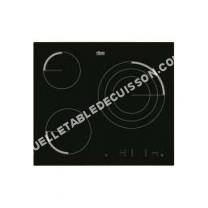 table de cuisson FAURE FEV64FBA  Vitrocéramique   plaques de cuisson  Niche  largeur  56 cm  profondeur  49 cm  noir  avec bord droit