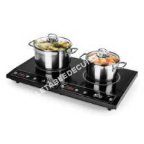 table de cuisson ONECONCEPT Chefzone Double plaque  induction encastrable timer 3400W 270°