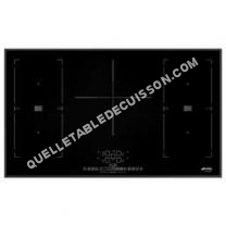 table de cuisson SMEG SIM92B  Table de cuisson à induction   plaques de cuisson  Niche  largeur  84 cm  profondeur  49 cm  noir  avec cadre biseauté