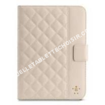 tablette BELKIN quilted verve tab folio creme blanc  mini PA0030904