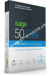 tablette ESSENTIELB Logiciel de gestion  Sage 50  BATIMENT devisfacture 30jr