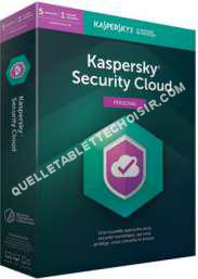 tablette Kaspersky Logiciel antivirus et optimisation  Security Cloud Personal (5 Postes /1 An)