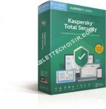 tablette Kaspersky Logiciel antivirus et optimisation  Total Security 019 (5 Postes   Ans)