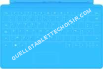 tablette MICROSOFT clavier touc cover bleu pour