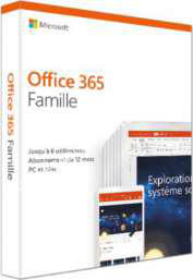 tablette MICROSOFT Logiciel de bureautique  Office 365 Famille