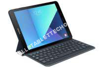 tablette SAMSUNG Etui  rabat gris avec clavier intégré pour  Galaxy Tab S3 9,7