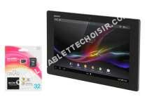 tablette SONY peria tablet  16o  carte micro sd 3o