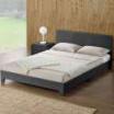Meubler Design Lit complet  tête de lit  cadre de lit SIMPLI  Gris  140x190 lit