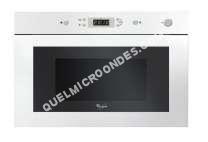 micro-ondes WHIRLPOOL Ambiance AMW 49 IX  our microondes monofonction  intégrable   litres  750 Watt  acier inoxydable